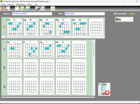 Interface principale